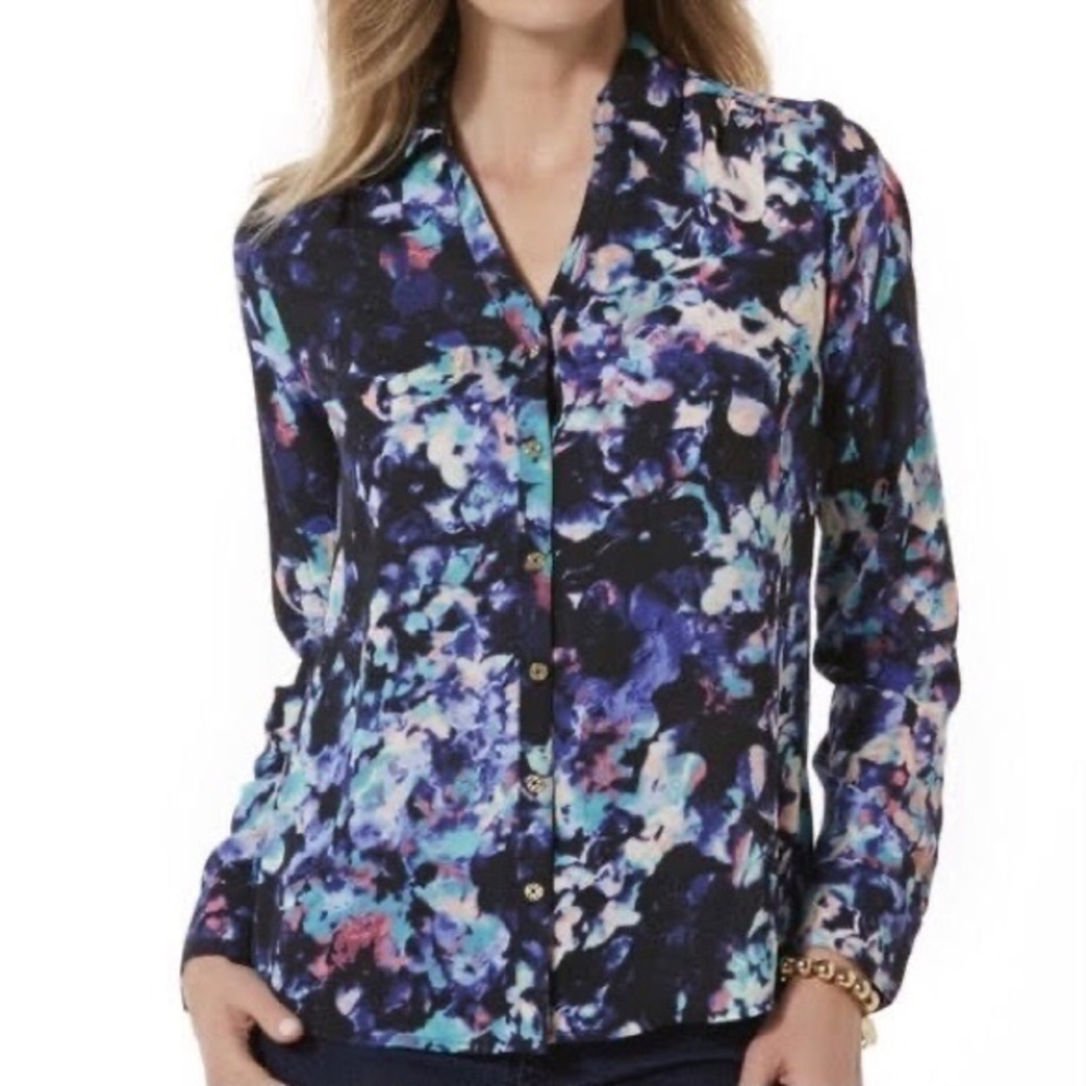 Jacklyn Smith | Chiffon Blouse, Floral